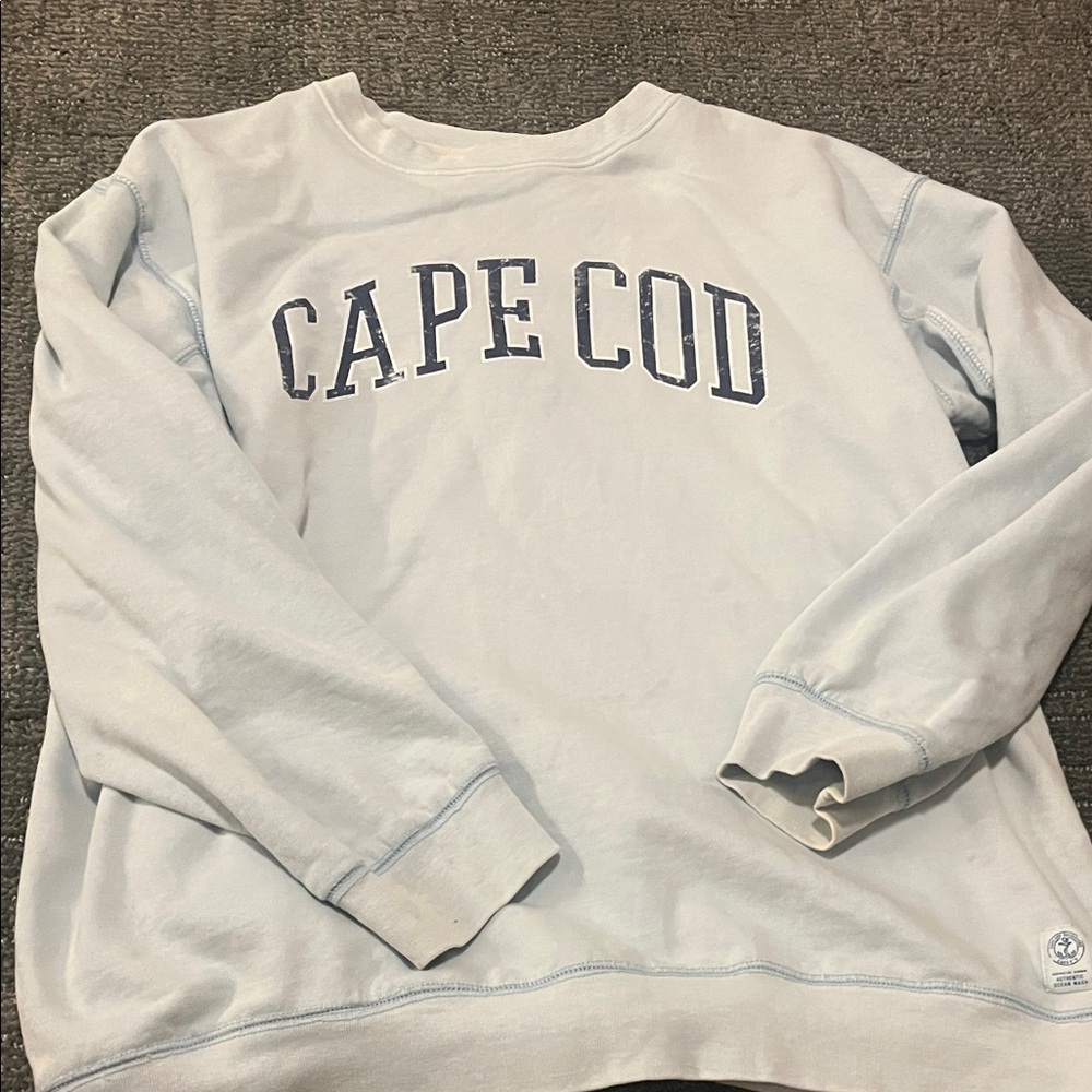 Cape Cod Men's Light Blue Crewneck Sweater